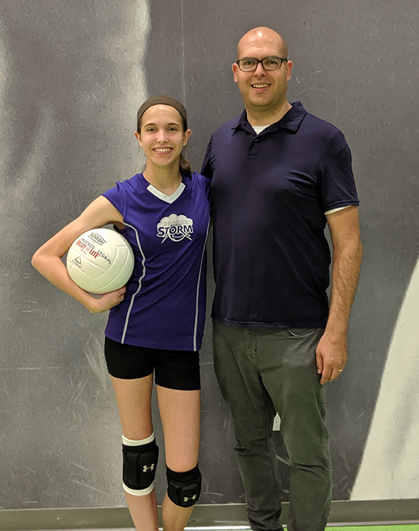 Matt And Raylee Volleyball